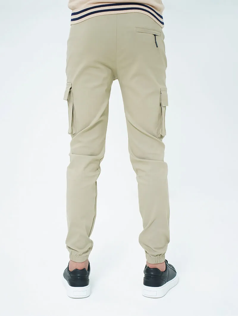 Pantalon cargo uni